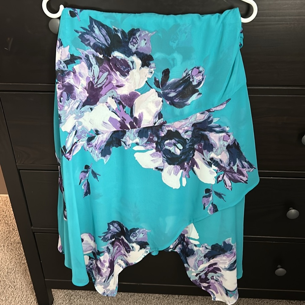 Ricki’s floral asymmetrical dress Sz 4 - Picture 8 of 13